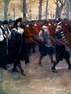 Charles the King Walked for the Last Time Through the Streets of London, 1649
