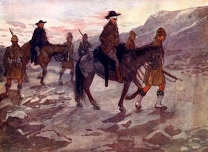 The Boer Leaders Were Blindfolded and Guarded by Soldiers of the Black Watch