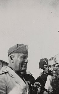 Album "Duce": Benito Mussolini during an official visit in Sicily by A. Scarlata