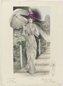 The Chic Woman, Supplement, ca. 1912, No. 18, Pl. 184: From Five to Seven