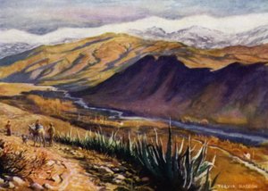 Granada, View of the Sierra Nevada and River Genil