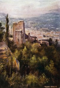 The Alhambra, The Vermillion Towers from the Ramparts