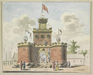 General Armament, Decoration at Kadijksplein, 1795 by A. Verkerk