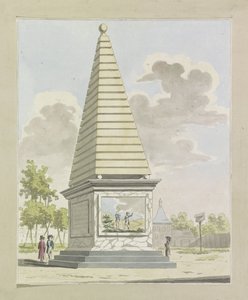 Decoration in the Plantage, 1795 by A. Verkerk