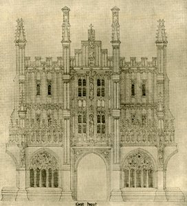 Architectural Drawing: East Front