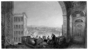 Rome, from the Vatican, late 19th century by A. Willmore