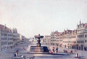 Horse Market, c.1810 by A. and Berka, Johann Gustav