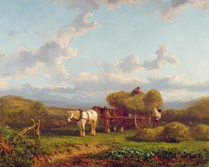 The Hay Cart by A. de Bylandt