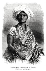 Negresse Mina, Brazil, 19th century by A. de Neuville