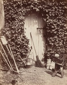 Doorway with Garden Implements, c. 1860