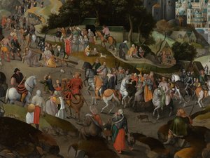 Christ Carrying the Cross (detail)