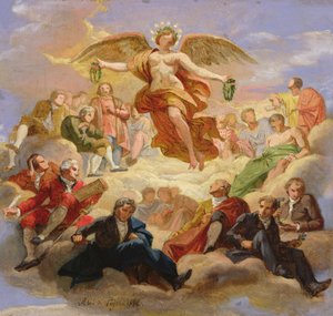 Sketch for the Ceiling of the School of Mines by Abel de Pujol