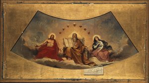 The Eternal Father, Christ and the Virgin Mary, ca. 1838 by Abel de Pujol