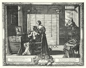 La Toilette by Abraham (after) Bosse