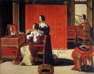 The Five Senses: The View by Abraham (after) Bosse