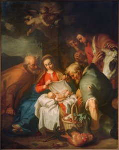The Adoration of the Shepherds by Abraham Bloemaert