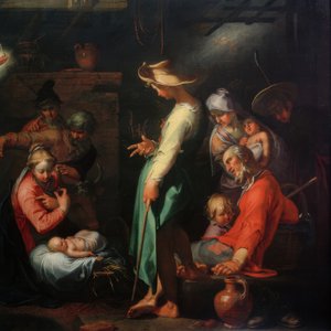 The Adoration of the Shepherds by Abraham Bloemaert
