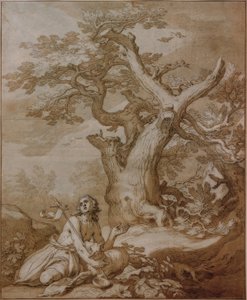 John the Baptist in the Wilderness by Abraham Bloemaert