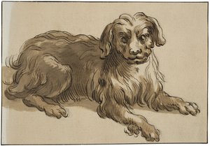Long-Haired Dog by Abraham Bloemaert