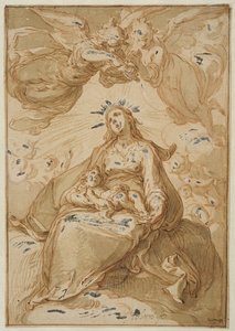 Madonna and Child, Crowned by Angels