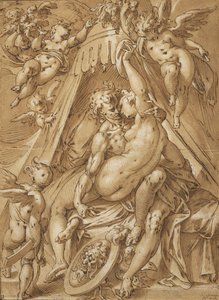 Mars and Venus by Abraham Bloemaert