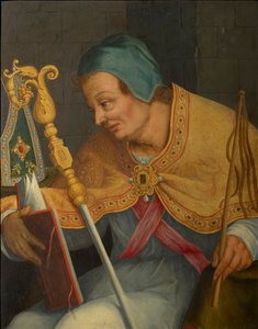 Saint Ambrose, Archbishop of Milan by Abraham Bloemaert