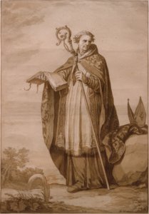 Saint Engelmundus by Abraham Bloemaert