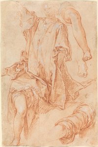 Studies of Legs and Drapery by Abraham Bloemaert