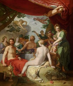The Feast of the Gods at the Wedding of Peleus and Thetis by Abraham Bloemaert
