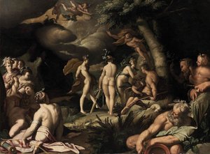 The Judgment of Paris by Abraham Bloemaert