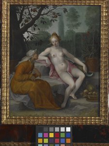 Vertumnus and Pomona by Abraham Bloemaert