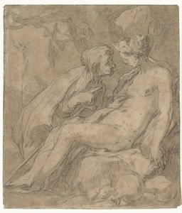 Vertumnus and Pomona (?)