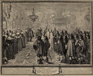 Ceremony of the Contract of Marriage between Wladyslaw IV, King of Poland and Marie Louise Gonzaga