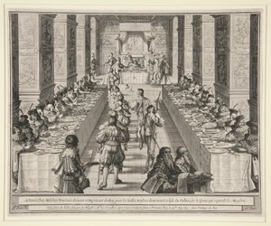Disposition of the Feast by Abraham Bosse