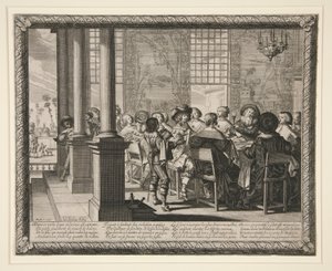 Feast in Honor of the Prodigal Son by Abraham Bosse