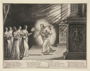 The Wise Virgins: The Foolish Virgins (6 of 7 prints in the series) by Abraham Bosse