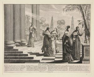 The Wise Virgins: The Foolish Virgins (6 of 7 prints in the series) by Abraham Bosse