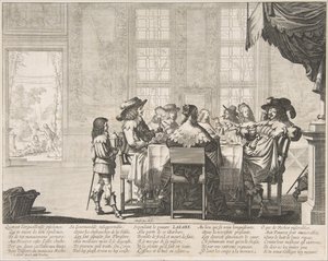 The Banquet of the Rich Man by Abraham Bosse