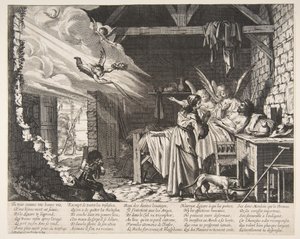 The Death of Lazarus by Abraham Bosse