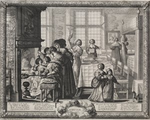 The Four Seasons: Winter by Abraham Bosse