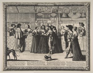 The Gallery of the Palace of Justice, ca. 1638 by Abraham Bosse
