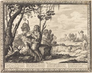 The Prodigal Son as a Swineherd by Abraham Bosse
