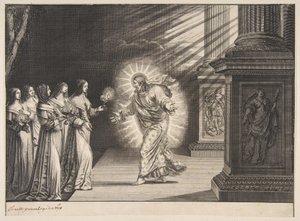 The Wise Virgins before Christ by Abraham Bosse