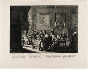 The Wise and Foolish Virgins, plate five by Abraham Bosse