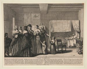 Visiting the Sick, from Seven Works of Mercy by Abraham Bosse