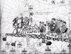 Merchants Travelling to Cathay, China, Following in Marco Polo