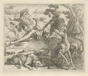 Hunter with Dogs