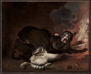 The Monkey and the Cat, Probably 1670s