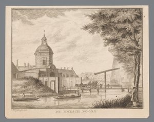 View of the Morspoort in Leiden