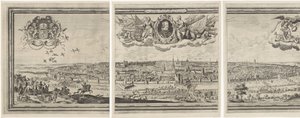 View of Brussels, consisting of three parts